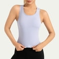 thumbnail image 2 of Plebaso Womens Short Sleeve Workout Yoga Tank Tops Racerback Sleeveless Stretch Shirts Activewear for Women, 2 of 5