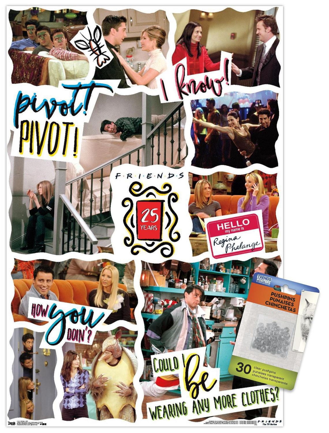 Friends - 25th Wall Poster, 22.375" x 34"
