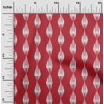 thumbnail image 1 of oneOone Tissu en Viscose Chiffon Rayé Ikat Imprimé Couture BTY 42 Pouces de Large, 1 of 1
