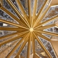thumbnail image 4 of FRAÎCHE 12.25" Star Iron Christmas Tree Topper, Gold, 4 of 5