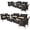 Brown/Grey, variant on Costway 8PCS Rattan Patio Furniture Set Cushioned Sofa Chair Coffee Table Garden