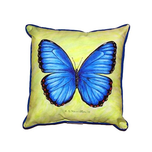 Oreiller à Glissière Très Grand Dicks Morpho Bleu