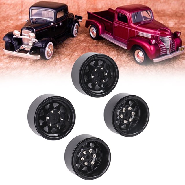 Roues à Perle Universelles, Rainure Profonde Faciles à Installer, Résistantes à Haute Compression, Roues à Perle en Fer Haute Résistance 4 Pcs pour VTT Noir,Blanc,Argent,Couleur Ti,Couleur Cuivre,Or,Gant