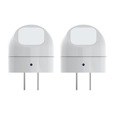 Automatic Dusk to Dawn 360-Degree Directional LED Night Light 2-Pack, White Finish, 3000 Kelvin