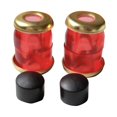 thumbnail image 1 of koolsoo 4 Pcs Coussinet de Remplacement Souple en PU pour Dessus et Dessous de Planche à Roulettes/camion, Rebâtir, Rouge Doré, 1 of 9