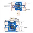 thumbnail image 3 of USB HUB USB2.0 HUB 4 Port Controller Usb Expansion Module 6.3V-50V 480Mbps Plug and Play Driver-Free,1 * USB Module, 3 of 6