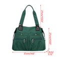 thumbnail image 3 of Travel Bag Organizer for Luggage with Laptop Compartment 14.57 in x 10.63 in x 5.12 in Nylon Shoulder Backpack, 3 of 3