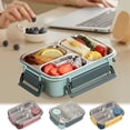 thumbnail image 1 of mtvxesu Lunch Box, 304 Stainless Steel Lunch Box Sealed Lunch Box Portable Lunch Box for Students and Office Workers Microwaveable Lunch Box Kids Lunch Box Lunch Box Containers Clearance, 1 of 7