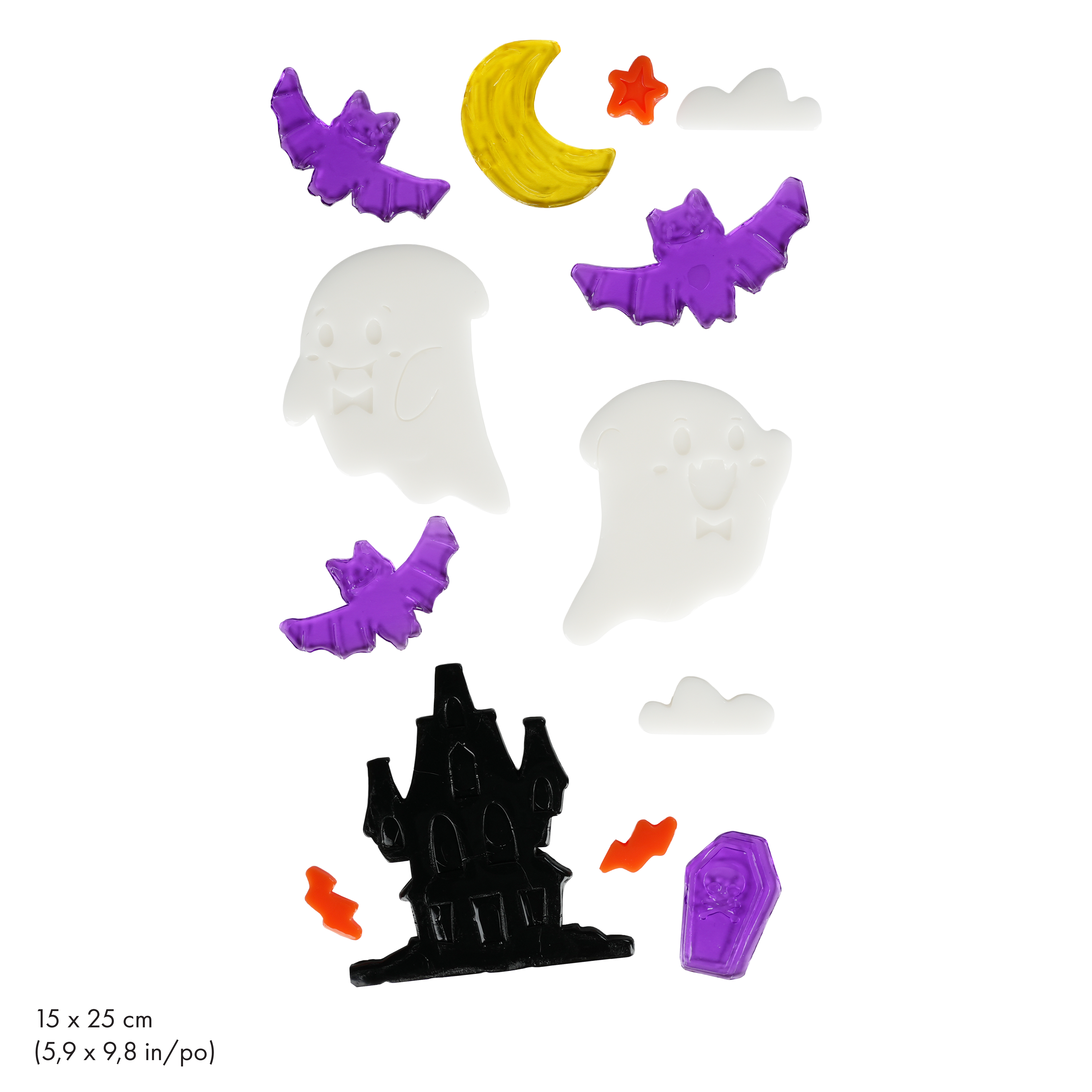Way to Celebrate Jelly Window Cling for Halloween