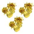 thumbnail image 1 of Luxshiny 6pcs Weights for Balloons Golden PVC Prevent Balloons from Floating Away for Weddings Events, 1 of 6