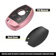 thumbnail image 4 of Unique Bargains Vehicle Key Fob Cover 3 Button Remote Key Fob Case with Keychain Blue for Mercedes Benz C E S M CLS CLK G, 4 of 7