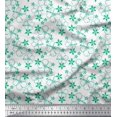 thumbnail image 1 of Soimoi Cotton Cambric Fabric Artistic Floral Decor Fabric Printed Yard 42 Inch Wide, 1 of 3