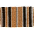 thumbnail image 1 of Imports Decor 654TCM Tapis de Bienvenue à Rayures Noires, 1 of 3