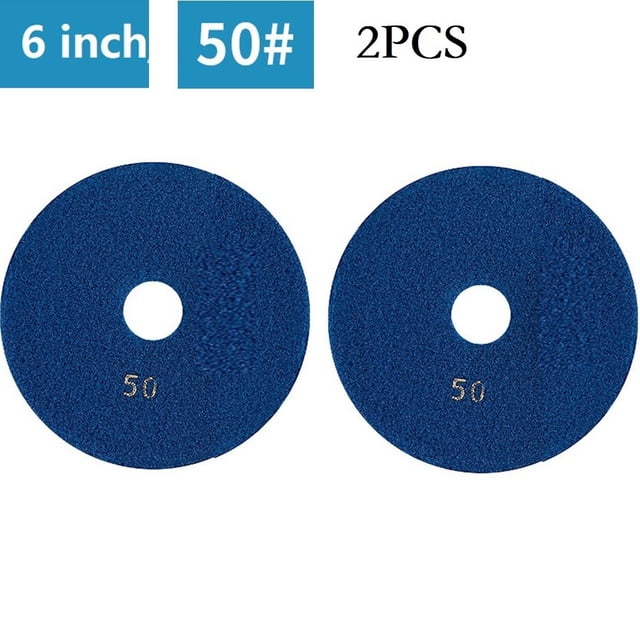 6 Inch 150mm Dry/wet Diamond Polishing Pads Flexible Grinding Discs For Granite
