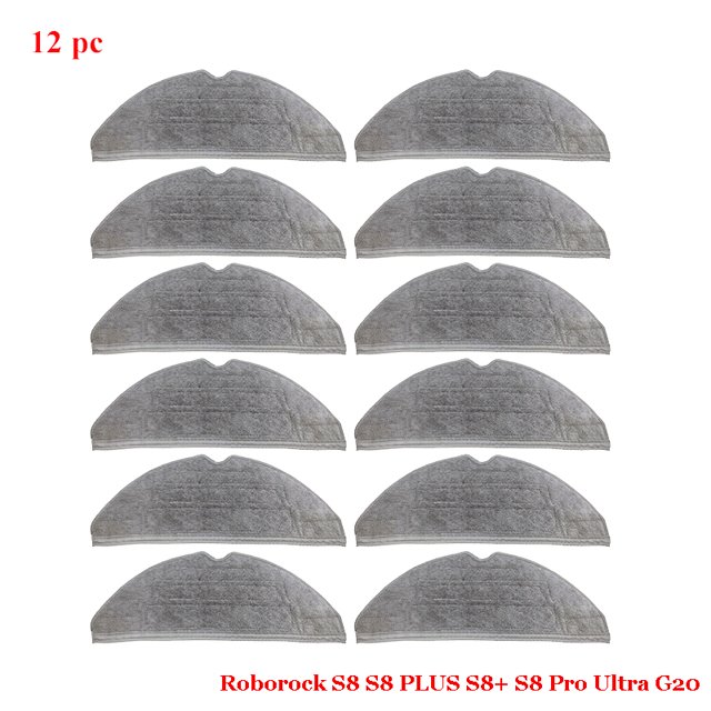 Mop Cloth For Roborock S8 S8 PLUS S8+ S8 Pro Ultra G20 Pad Double vibration Mop Pad Vacuum Cleaner Robot Parts Accessories