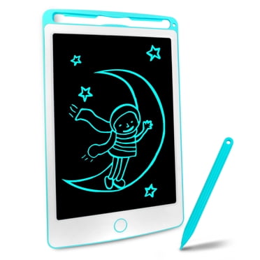 Richgv T8.5-WT-BL Tablette d'Écriture LCD 8.5 Pouces Mini Bloc à Dessin Bleu