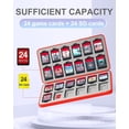 thumbnail image 3 of Hongkaii For Nintendo Switch Game Case with 24 Game Holder Slots and 24 SD Micro Card Slots for Nintendo Switch/Lite/OLED,Cute Cartoon Games Cartridge Cases XY71-4308, 3 of 5