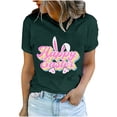 thumbnail image 2 of EGNMCR Chandail de Pâques à Manches Courtes pour Femmes, Imprimé de Pâques, T-shirt à Col Rond pour Femmes, Mode, Confortable, Haut pour Femmes, Haut/chemise à Manches Courtes à Col Rond, T-Shirts pour Femmes, 2 of 7
