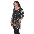 thumbnail image 1 of White Mark Women's 3/4 Sleeve Erie Tunic Top, 1 of 5