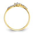 thumbnail image 2 of 10k Yellow Gold Cubic Zirconia Cz Ring, 2 of 10