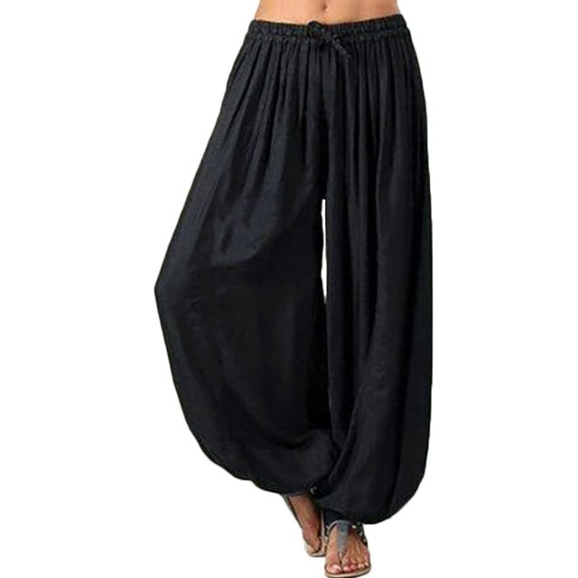 Pantalons Longs Décontractés en Coton pour Femmes Yoga Danse
