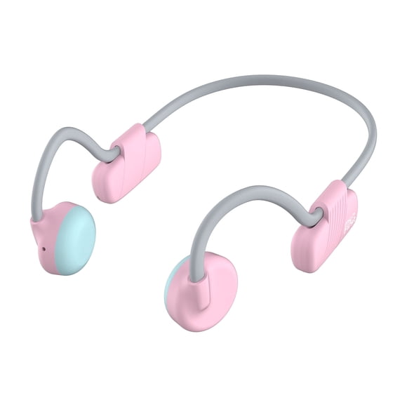 myFirst Kids Airwaves Wireless Open-Ear Headphones - Safe Listening, Long Battery Life, New - Pink
