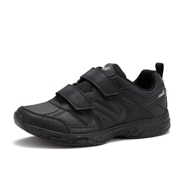 AVIA Men's Avi-Union II Strap Food Service Shoe, Jet Black/Castle Rock, 10.5 Medium US