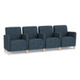 thumbnail image 1 of Lesro Ravenna Lounge Reception 4 Seat Tandem Seating in Blue, 1 of 5