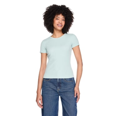 George Women's Rib Crew-Neck T-Shirt