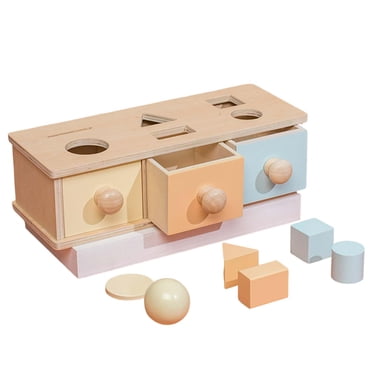 Esquirla Kids Box Early Educational Toy Preschool Learning Toy Object Permanence Box