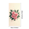 thumbnail image 1 of Pink Floral Rose Wall Backdrop Romantic Background for Events Parties Wedding Decor Photography Banner Backdrop Baby Shower Keepsake Celebrations, 1 of 4