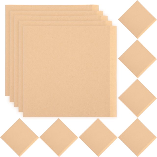 200Pcs Kraft Paper Shredded Cake Fried Food Packaging Bags Oil-proof Food Containers