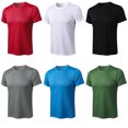 thumbnail image 1 of T-shirt Ample pour Homme à Col Rond, Manches Courtes, Extensible, Séchage Rapide, Course, gym, Mise en Forme, 1 of 8