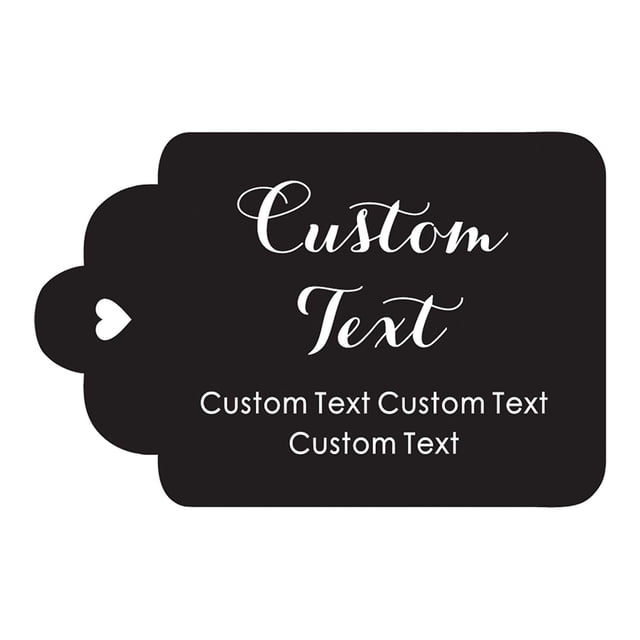 100 PCS Personalized Paper Hang Tags Made Any Text Custom Tags Wedding Favor Gifts