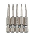 thumbnail image 2 of 5 Pcs Magnetic Triangle Head Screwdriver Bits Steel 1/4\\\" Hex Shank Alloy 50mm, 2 of 5