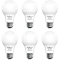 thumbnail image 1 of SHINESTAR A19 LED Light Bulb 60W Equivalent 5000K Daylight White E26 Base 6-Pack, 1 of 8