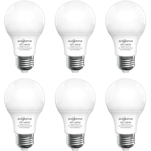 SHINESTAR A19 LED Ampoule 60W Équivalent 5000K Lumière du jour E26 Base 6-Pack