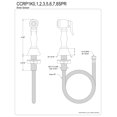 thumbnail image 2 of Gourmetier CCRP1K1SPR Vintage Kitchen Faucet Sprayer, Chrome, 2 of 2