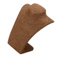 thumbnail image 4 of Necklace Pendant Display Bust Mannequin Jewelry Display Pendant Display Stand Holder Brown S, 4 of 9