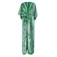 thumbnail image 4 of Women Maxi Dress Long Holiday Boho Paisley Print Slit Striped Ladies Summer, 4 of 6