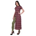 thumbnail image 2 of Moomaya Kurtis en Coton à Fente avant pour Femmes, Kurti Longue Imprimée, Robe, Haut Indien, 2 of 5