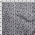thumbnail image 3 of oneOone Silk Tabby Fabric Leaves|Floral & Paisley Block Decor Fabric Printed BTY 42 Inch Wide, 3 of 4