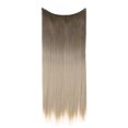 thumbnail image 1 of yeacher Extension de Cheveux Longs et Raides Invisible Ajustable en une Pièce pour Femmes, 22 Pouces, Couleur M02, Modèle 8T16#, 1 of 5