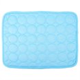 thumbnail image 1 of WHAMVOX Coussin Rafraîchissant pour Animaux Bleu en Nylon Usage Intérieur 1 Ensemble, 1 of 7