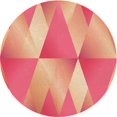 thumbnail image 1 of Ahgly Tapis Rond Lavable en Machine Intérieur Transitionnel Rouge Cramoisi, 5 Pieds Rond, 1 of 7