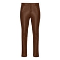 thumbnail image 4 of EGNMCR Pantalon Léger pour Homme, Pantalon Cargo Homme, Pantalon en Lin Homme Pantalon Décontracté Punk Rétro Gothique pour Homme Pantalon en Cuir Décontracté Uni Pantalon Pleine Longueur Homme Pantalon, 4 of 6
