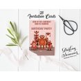 thumbnail image 3 of Darling Souvenir Pink Birthday Invitation Card Printable Elegant Fill or Write In Blank Party Invites 28 Pcs 5 x 7 Inches, 3 of 5