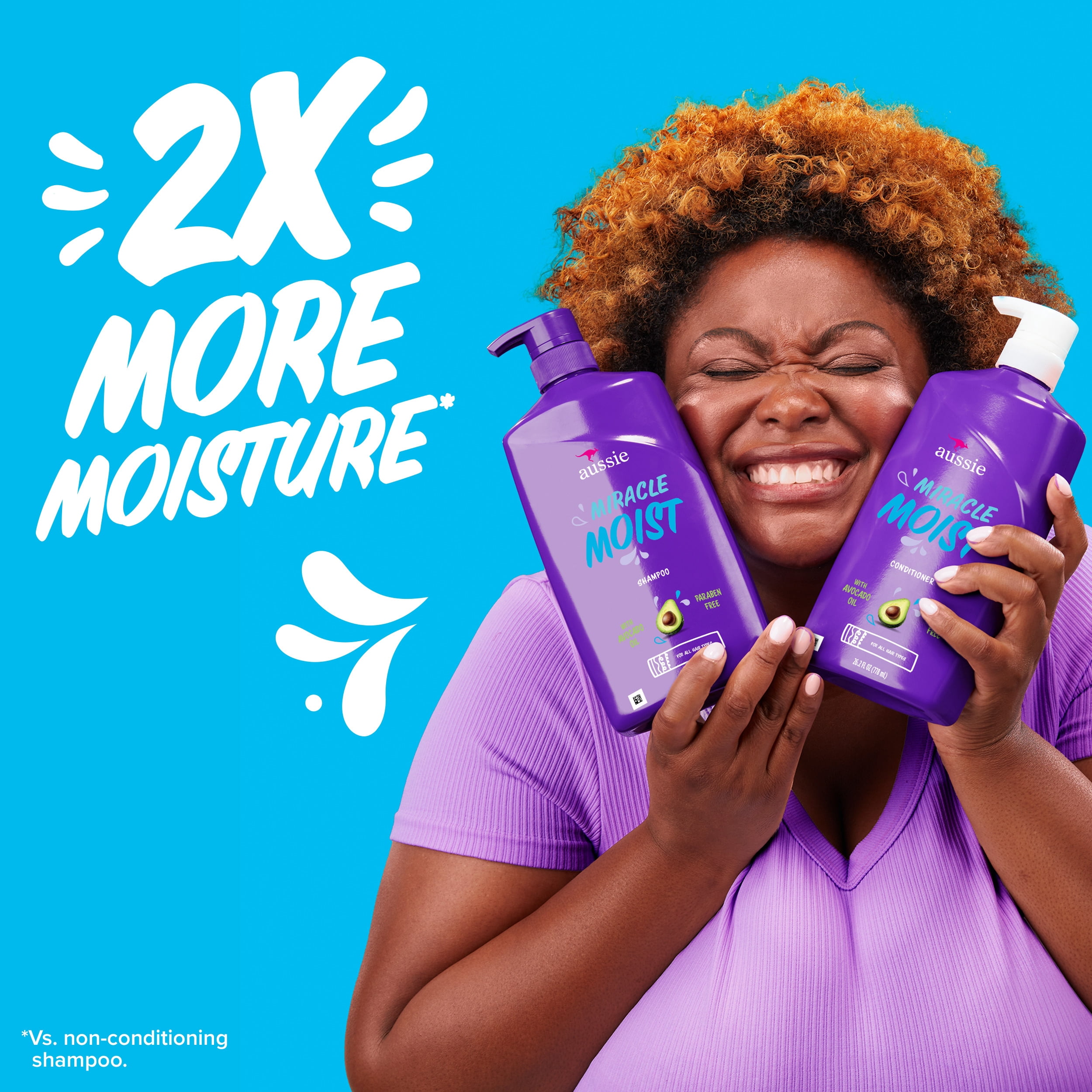 Revitalisant Hydratant Aussie, Miracle Moist, Adoucit et Hydrate Les Cheveux, Huile D’Avocat et De Jojoba, Sans Parabènes, 778 mL