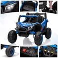 thumbnail image 1 of BeesClover 12V UTV Truck Kids Ride On Car with Remote,4WD/2WD Switchable,Electric Vehicle with 4 Spring Suspension,EVA Tires,Safety Belt,Double Open Doors,Bluetooth,Music, 1 of 7