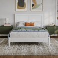 thumbnail image 2 of Berkshire Full Wood Low Profile Platform Bed in White, 2 of 13
